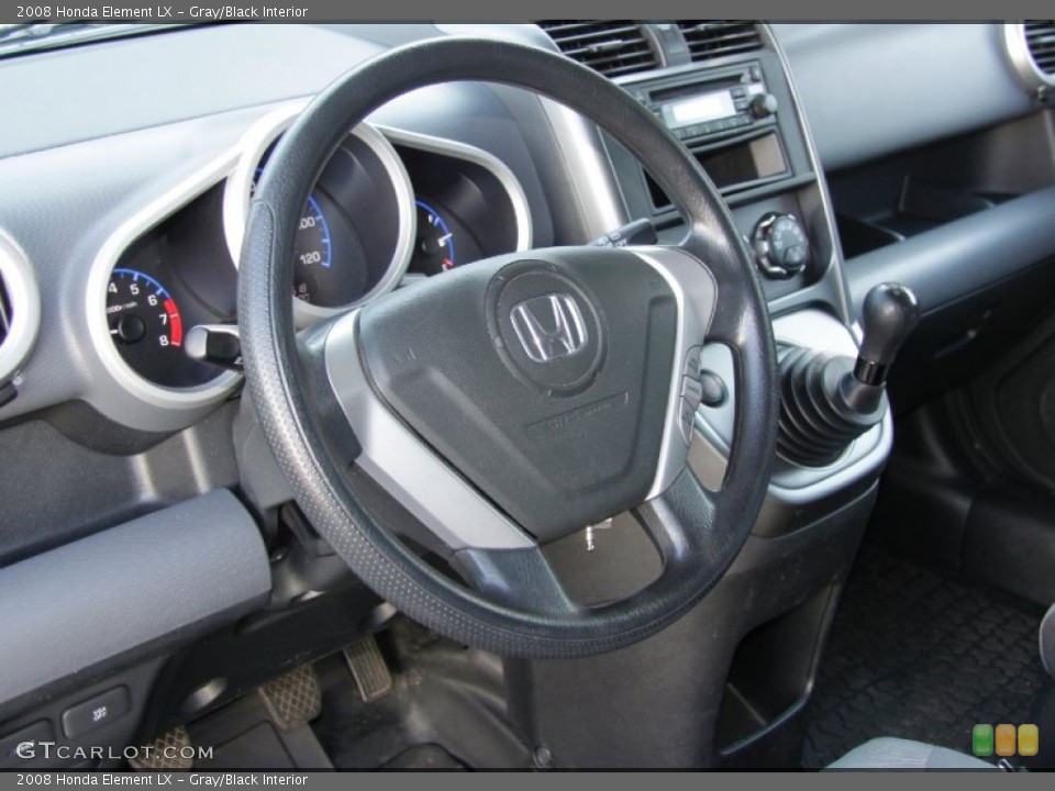 Gray/Black Interior Steering Wheel for the 2008 Honda Element LX #59229462