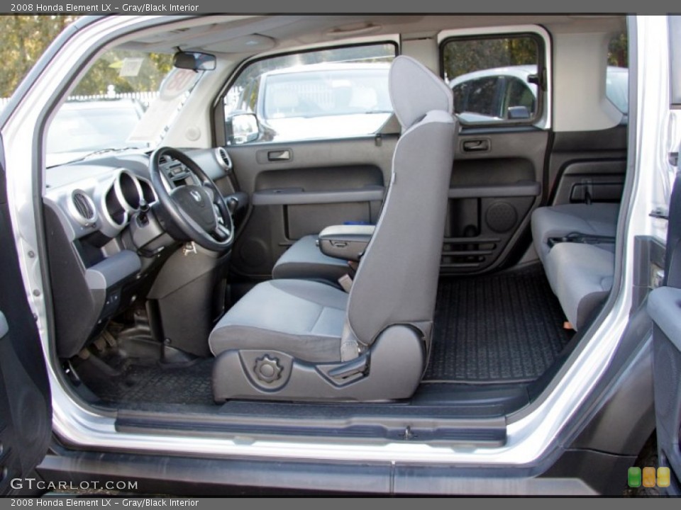 Gray/Black Interior Photo for the 2008 Honda Element LX #59229471