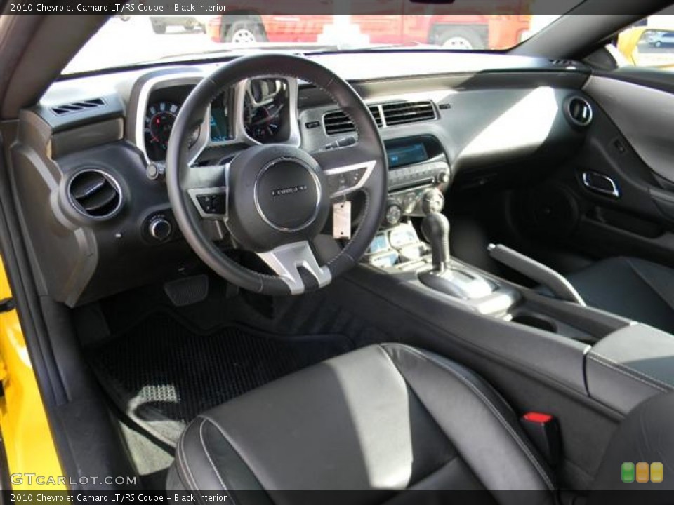 Black Interior Prime Interior for the 2010 Chevrolet Camaro LT/RS Coupe #59230609