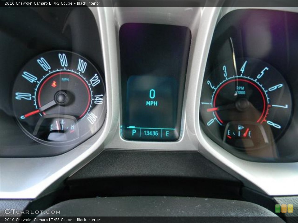 Black Interior Gauges for the 2010 Chevrolet Camaro LT/RS Coupe #59230680