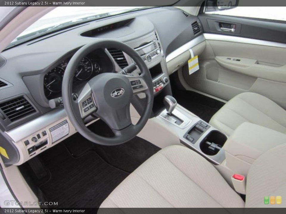 Warm Ivory Interior Photo for the 2012 Subaru Legacy 2.5i #59232060