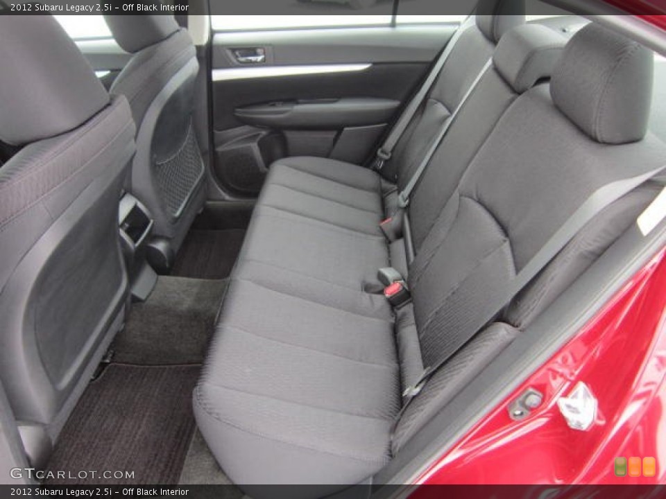 Off Black Interior Photo for the 2012 Subaru Legacy 2.5i #59232384