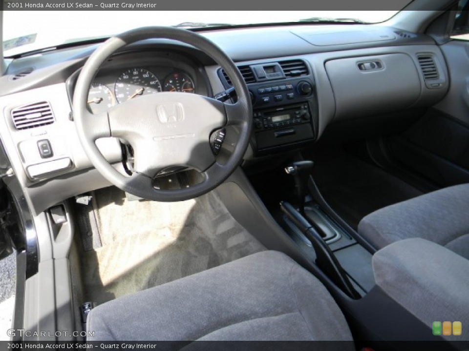 Quartz Gray Interior Dashboard for the 2001 Honda Accord LX Sedan #59238006