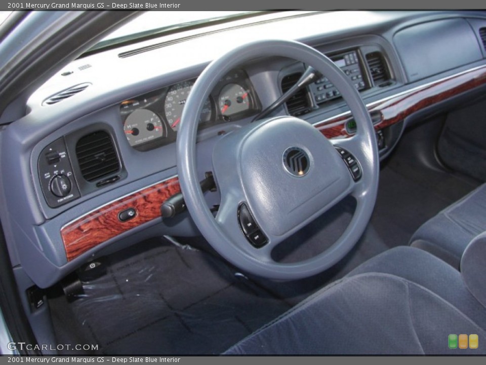 Deep Slate Blue Interior Dashboard for the 2001 Mercury Grand Marquis GS #59238135