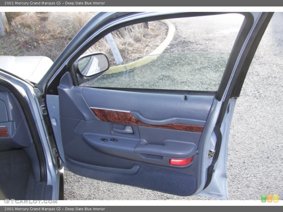 Deep Slate Blue Interior Door Panel for the 2001 Mercury Grand Marquis GS #59238177