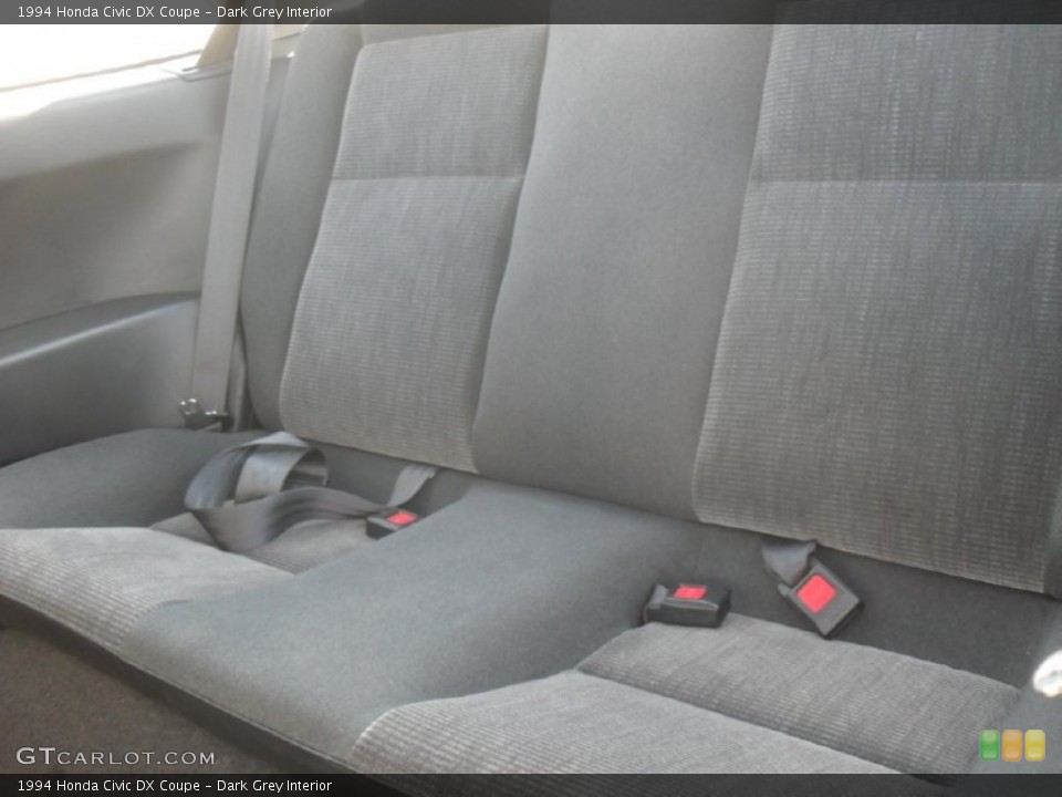 Dark Grey Interior Photo for the 1994 Honda Civic DX Coupe #59238669