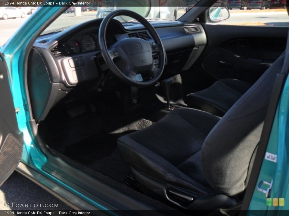 Dark Grey Interior Photo for the 1994 Honda Civic DX Coupe #59238725