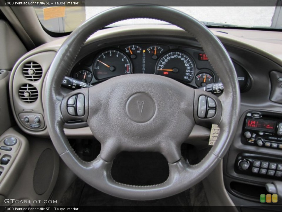 Taupe Interior Steering Wheel for the 2000 Pontiac Bonneville SE #59239779