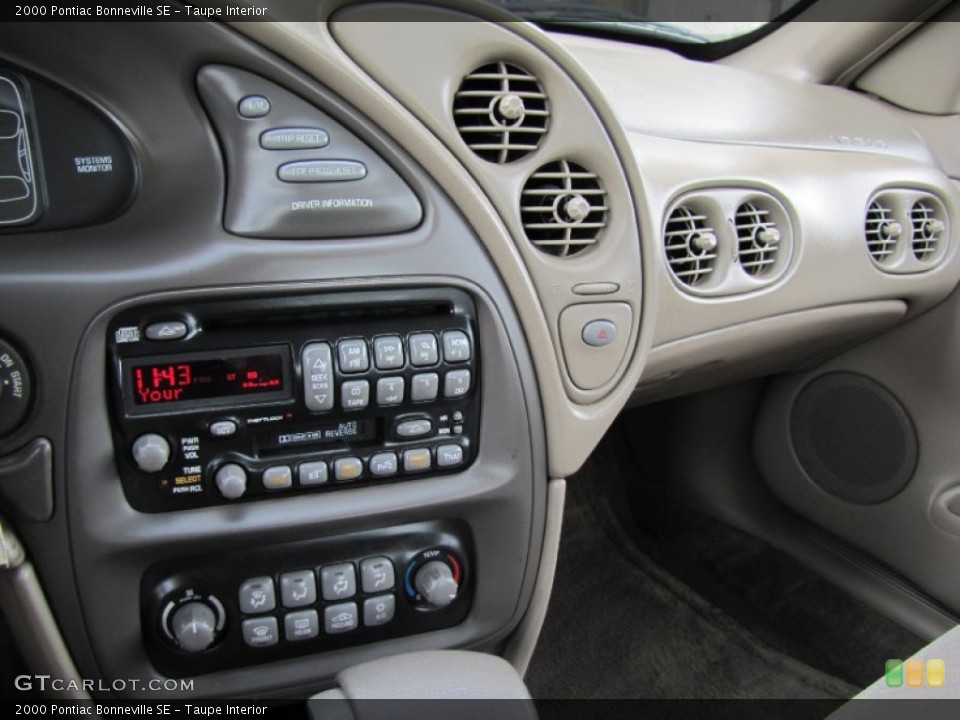 Taupe Interior Controls for the 2000 Pontiac Bonneville SE #59239815