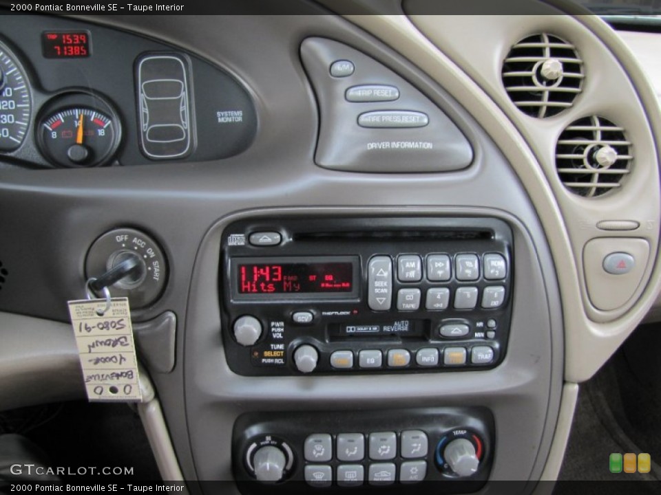 Taupe Interior Controls for the 2000 Pontiac Bonneville SE #59239823
