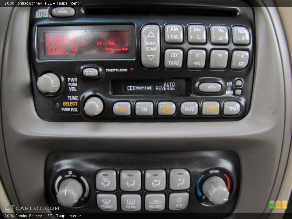 Taupe Interior Controls for the 2000 Pontiac Bonneville SE #59239836