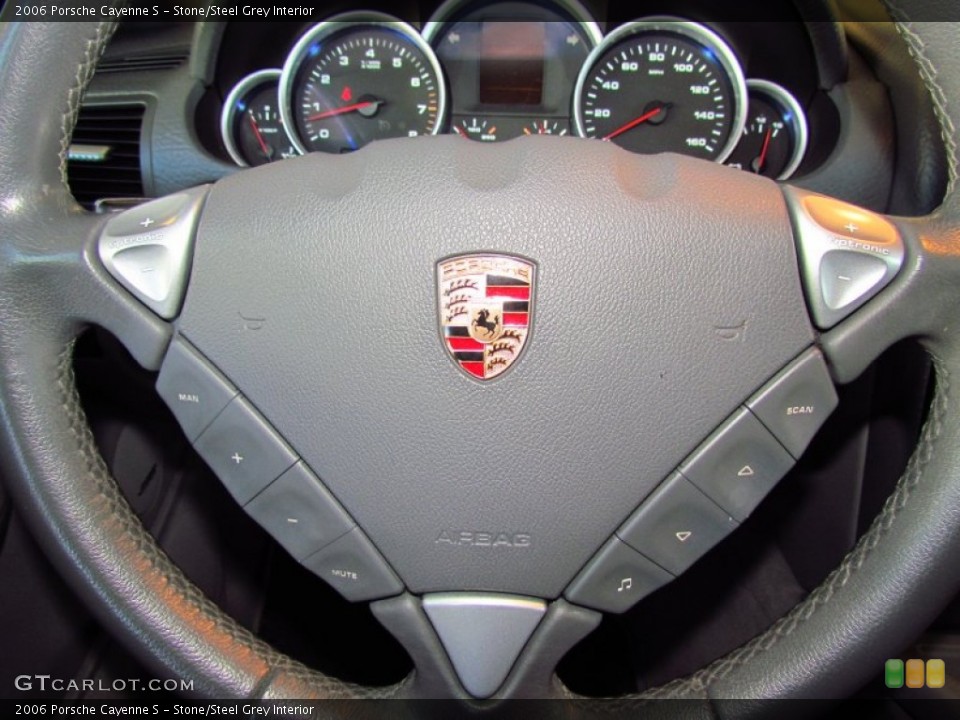Stone/Steel Grey Interior Steering Wheel for the 2006 Porsche Cayenne S #59241585