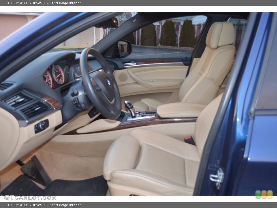 Sand Beige Interior Photo for the 2010 BMW X6 xDrive50i #59244529