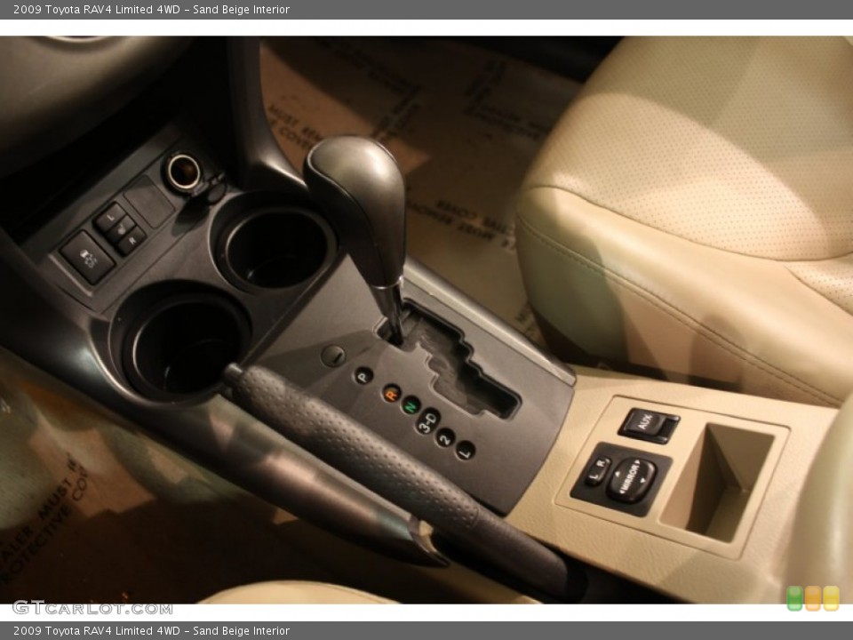 Sand Beige Interior Transmission for the 2009 Toyota RAV4 Limited 4WD #59244568