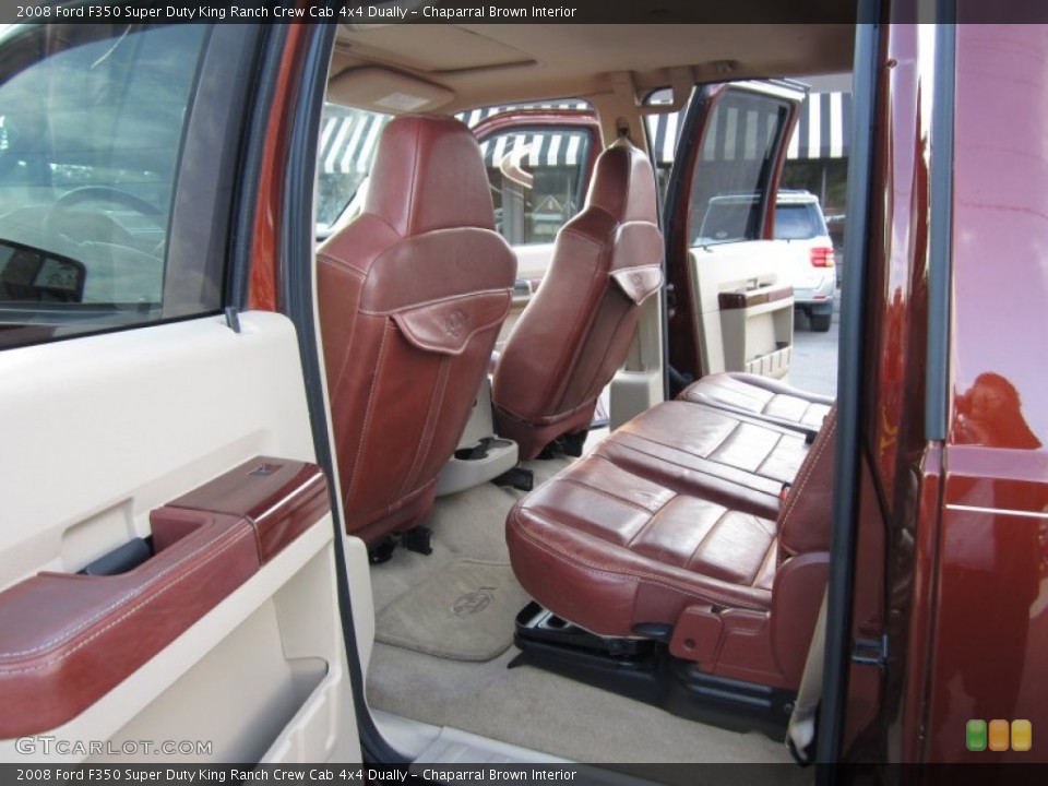 Chaparral Brown Interior Photo for the 2008 Ford F350 Super Duty King Ranch Crew Cab 4x4 Dually #59246436