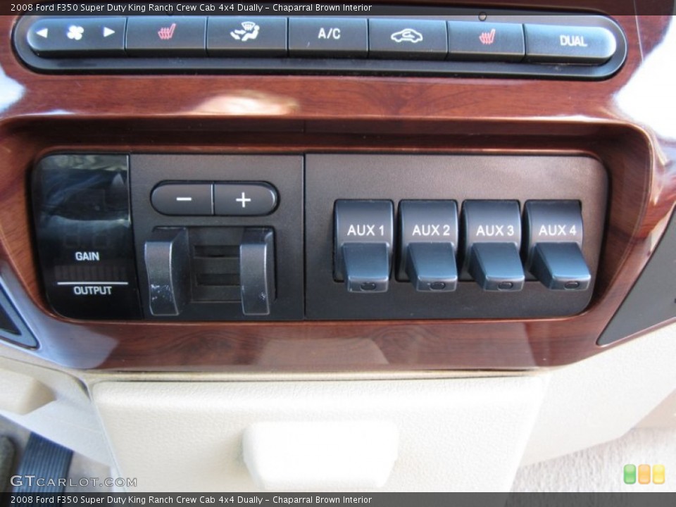 Chaparral Brown Interior Controls for the 2008 Ford F350 Super Duty King Ranch Crew Cab 4x4 Dually #59246527