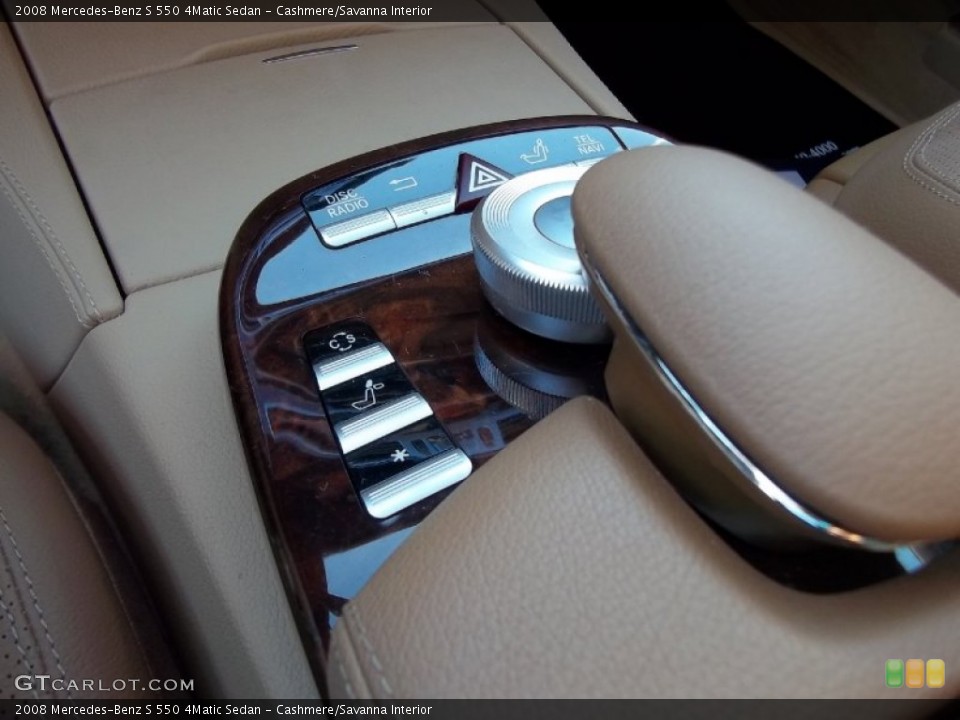 Cashmere/Savanna Interior Controls for the 2008 Mercedes-Benz S 550 4Matic Sedan #59246938
