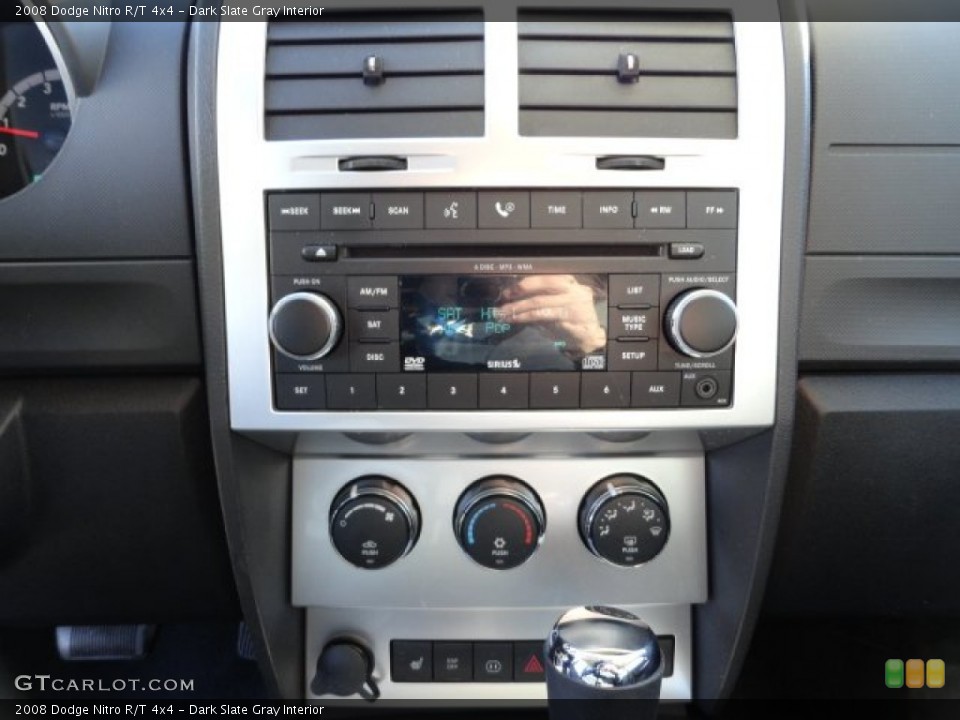 Dark Slate Gray Interior Controls for the 2008 Dodge Nitro R/T 4x4 #59248492