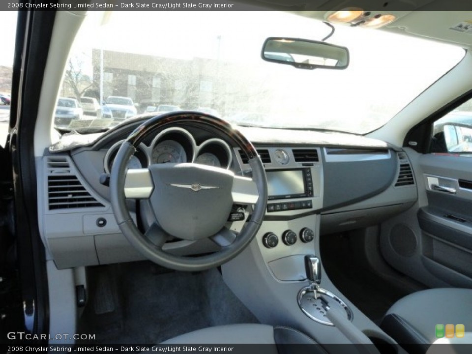 Dark Slate Gray/Light Slate Gray Interior Dashboard for the 2008 Chrysler Sebring Limited Sedan #59249299