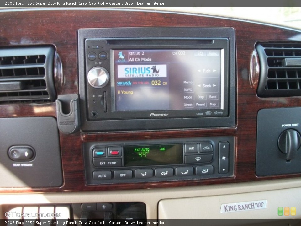 Castano Brown Leather Interior Controls for the 2006 Ford F350 Super Duty King Ranch Crew Cab 4x4 #59250076