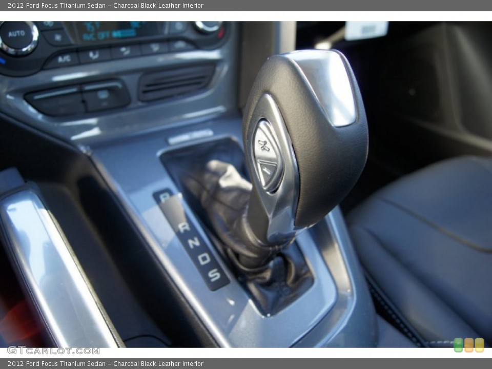 Charcoal Black Leather Interior Transmission for the 2012 Ford Focus Titanium Sedan #59250703