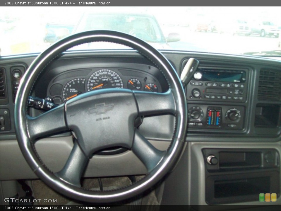 Tan/Neutral Interior Dashboard for the 2003 Chevrolet Suburban 1500 LT 4x4 #59253548