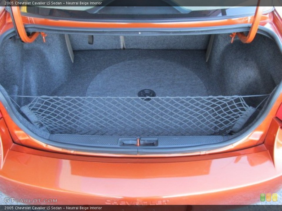 Neutral Beige Interior Trunk for the 2005 Chevrolet Cavalier LS Sedan #59256606