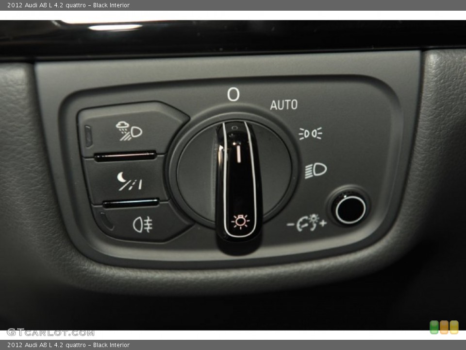 Black Interior Controls for the 2012 Audi A8 L 4.2 quattro #59256783