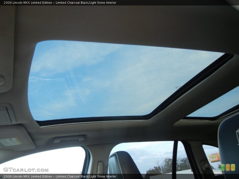 Limited Charcoal Black/Light Stone Interior Sunroof for the 2009 Lincoln MKX Limited Edition #59257068