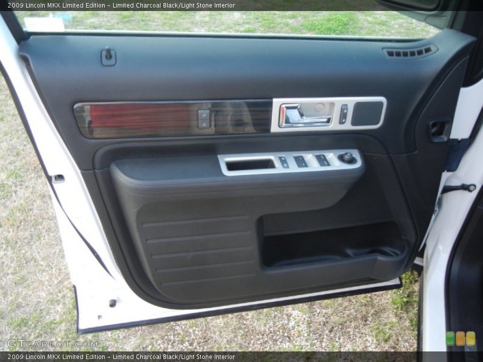 Limited Charcoal Black/Light Stone Interior Door Panel for the 2009 Lincoln MKX Limited Edition #59257077