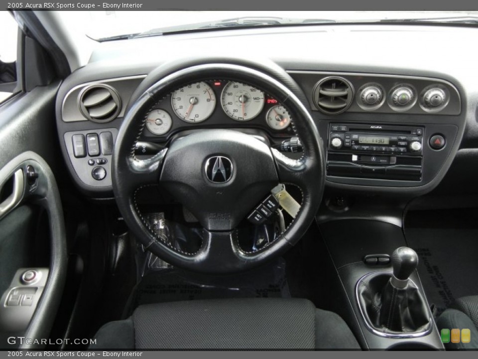 Ebony Interior Dashboard for the 2005 Acura RSX Sports Coupe #59259180