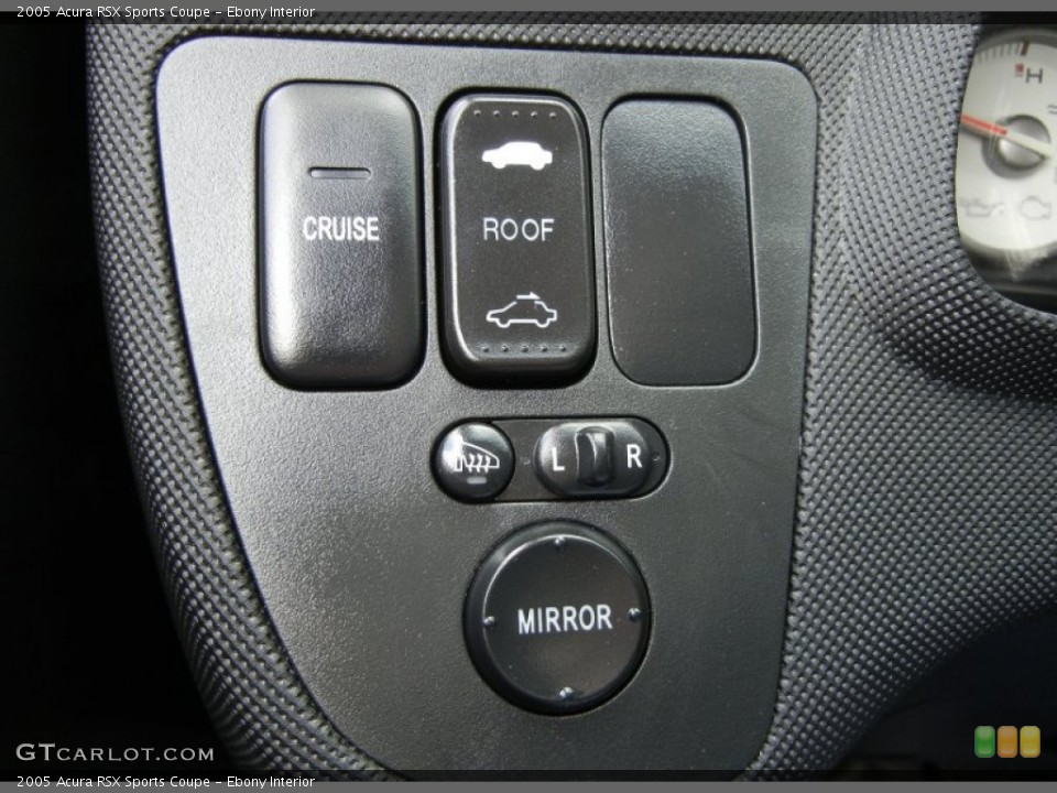 Ebony Interior Controls for the 2005 Acura RSX Sports Coupe #59259225