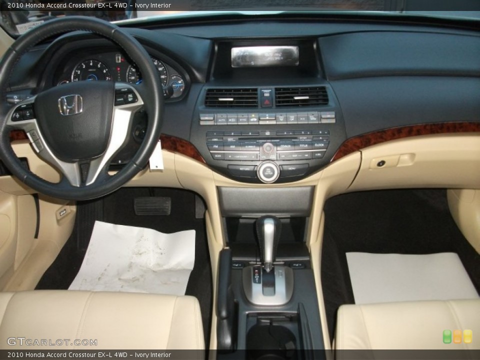 Ivory Interior Dashboard for the 2010 Honda Accord Crosstour EX-L 4WD #59262600