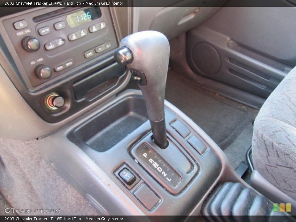 Medium Gray Interior Transmission for the 2003 Chevrolet Tracker LT 4WD Hard Top #59263806