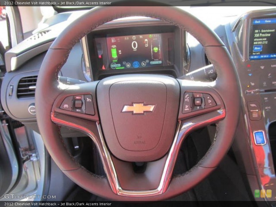 Jet Black/Dark Accents Interior Steering Wheel for the 2012 Chevrolet Volt Hatchback #59264181