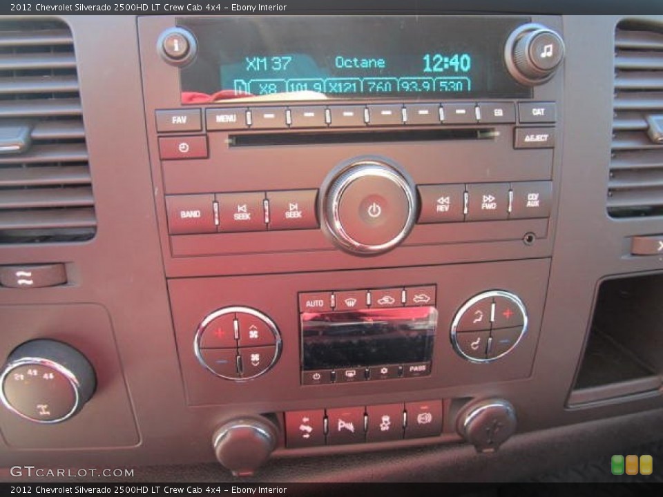 Ebony Interior Audio System for the 2012 Chevrolet Silverado 2500HD LT Crew Cab 4x4 #59264583