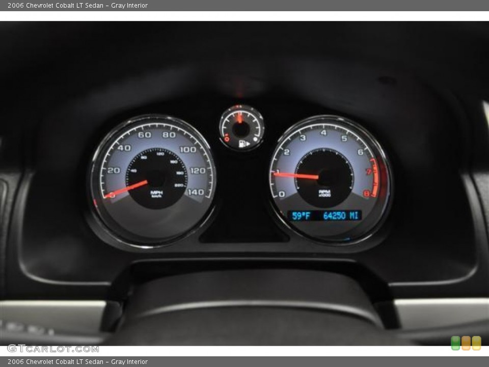 Gray Interior Gauges for the 2006 Chevrolet Cobalt LT Sedan #59265129