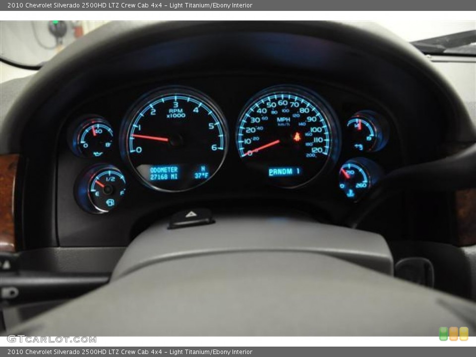 Light Titanium/Ebony Interior Gauges for the 2010 Chevrolet Silverado 2500HD LTZ Crew Cab 4x4 #59265345