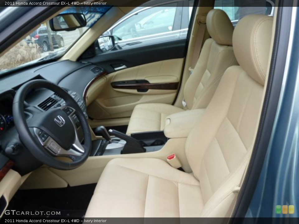 Ivory Interior Photo for the 2011 Honda Accord Crosstour EX-L 4WD #59265774