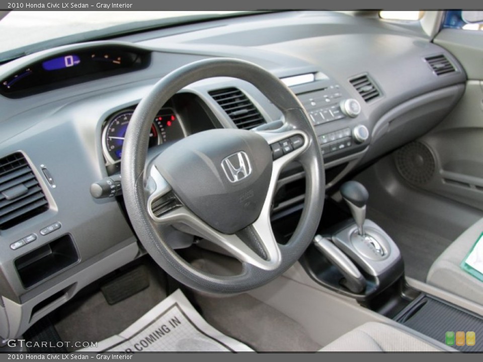 Gray Interior Dashboard for the 2010 Honda Civic LX Sedan #59265962