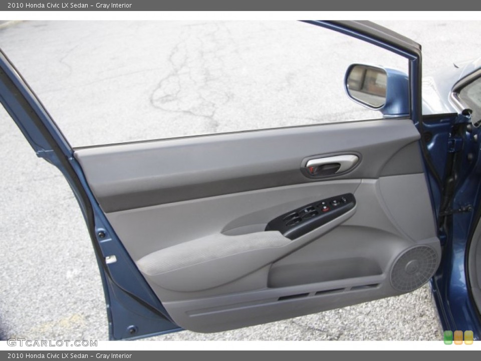 Gray Interior Door Panel for the 2010 Honda Civic LX Sedan #59266020