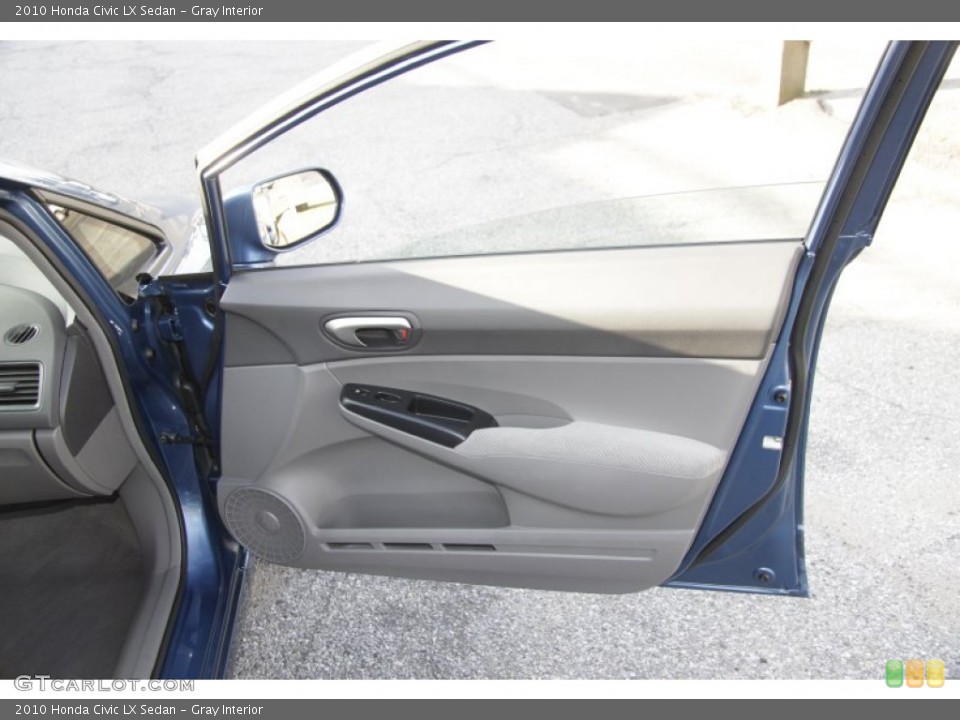 Gray Interior Door Panel for the 2010 Honda Civic LX Sedan #59266032