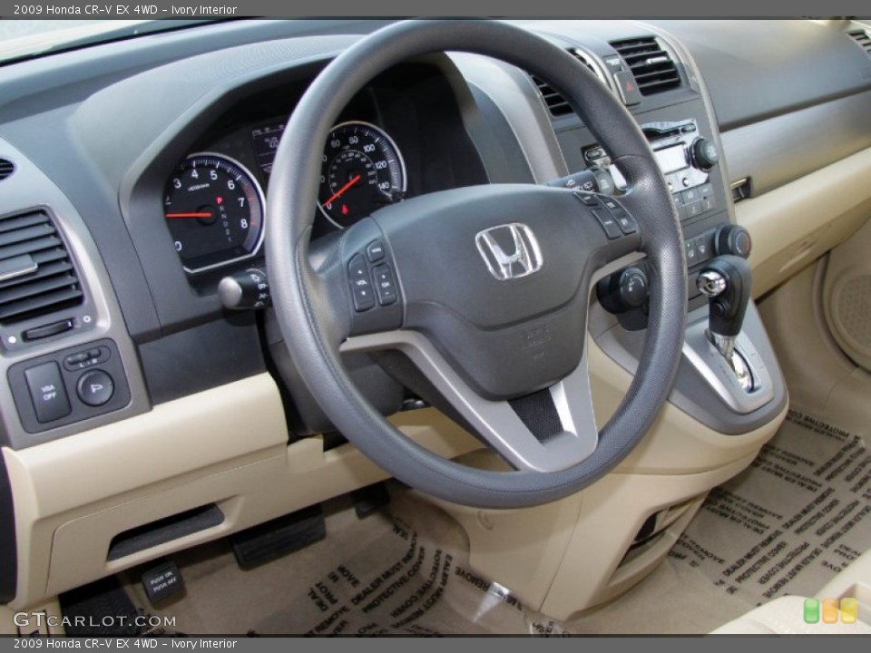 Ivory Interior Photo for the 2009 Honda CR-V EX 4WD #59267073