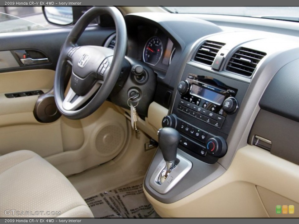 Ivory Interior Photo for the 2009 Honda CR-V EX 4WD #59267124