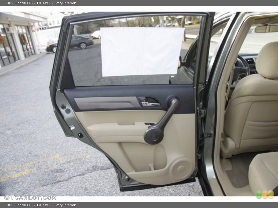 Ivory Interior Door Panel for the 2009 Honda CR-V EX 4WD #59267199