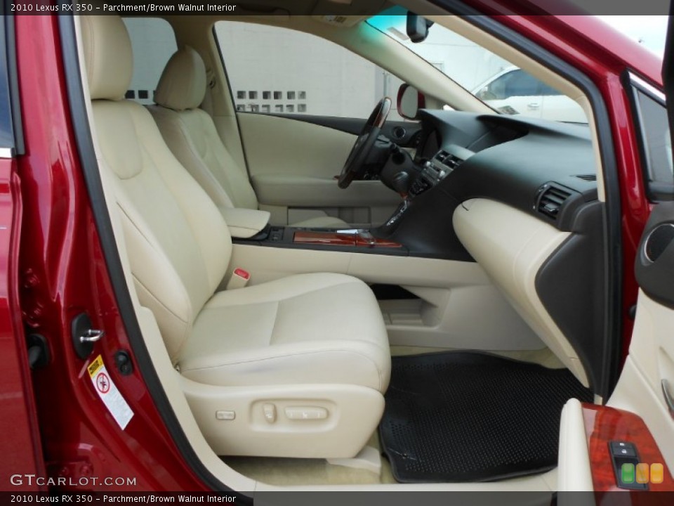 Parchment/Brown Walnut Interior Photo for the 2010 Lexus RX 350 #59269877