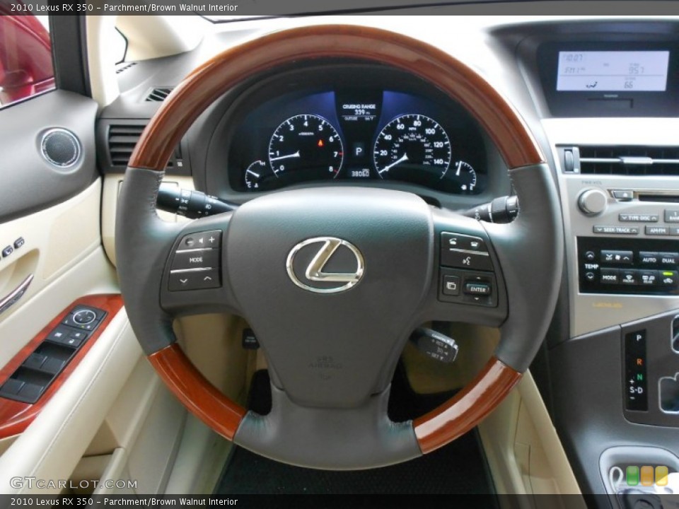 Parchment/Brown Walnut Interior Steering Wheel for the 2010 Lexus RX 350 #59269914