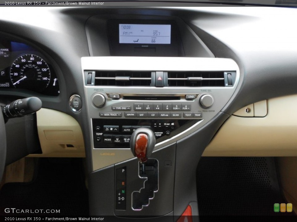 Parchment/Brown Walnut Interior Controls for the 2010 Lexus RX 350 #59269923