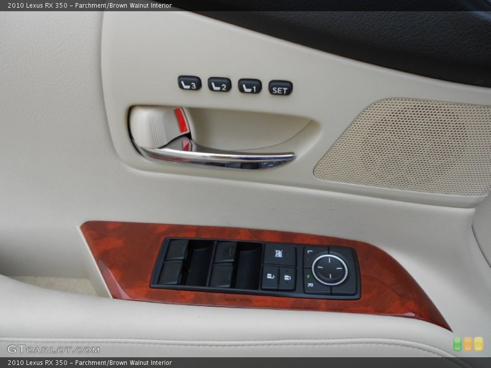 Parchment/Brown Walnut Interior Controls for the 2010 Lexus RX 350 #59269971