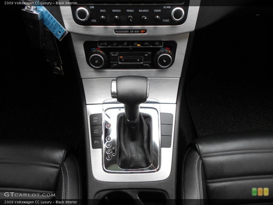 Black Interior Transmission for the 2009 Volkswagen CC Luxury #59270187